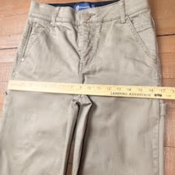 Democracy Absolution® Fit Technology Khaki Wide Leg Cargo Pants Shape Flex SZ 4 - Picture 7 of 11